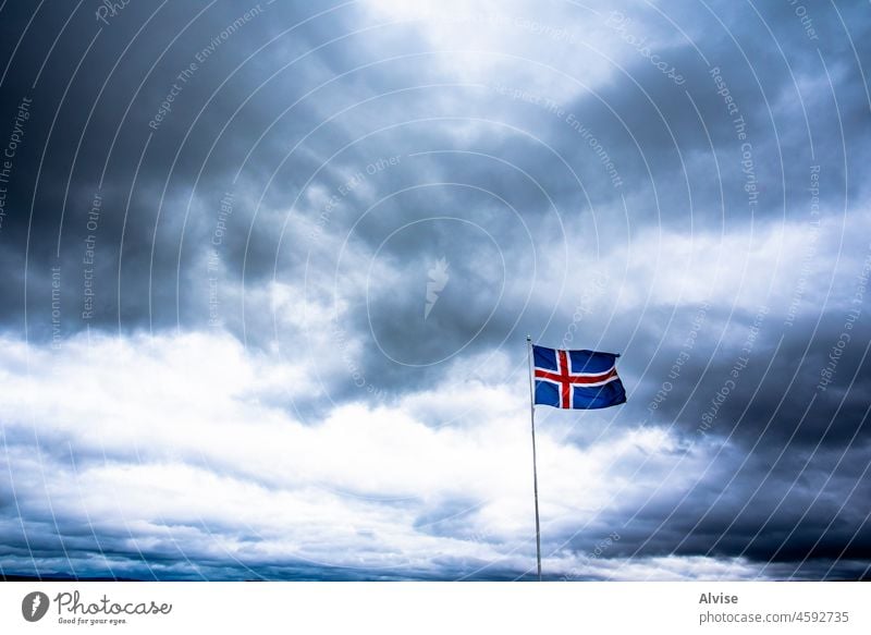 2021 08 14 Askja Isländische Flagge Island Symbol national Fahne Nation Land Transparente isländisch Hintergrund Patriotismus Staatsangehörigkeit Zustand