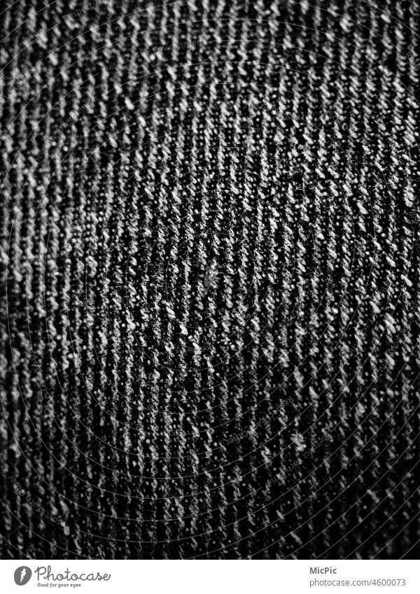 Linien Fasern Jeansstoff Schwarzweißfoto schwarzweiß Linien und Formen Strukturen & Formen Nahaufnahme abstrakt Muster Hintergrundbild Detailaufnahme