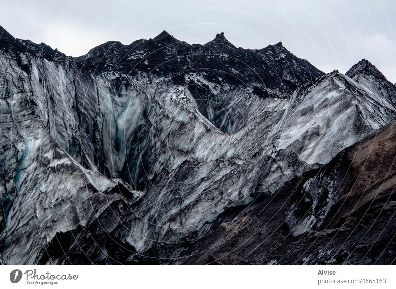 2021 08 18 Solheimajokull-Gletscher 17 Eis Landschaft reisen Island Natur Berge u. Gebirge Schnee Wasser natürlich Felsen arktische kalt Ansicht Sonnenuntergang