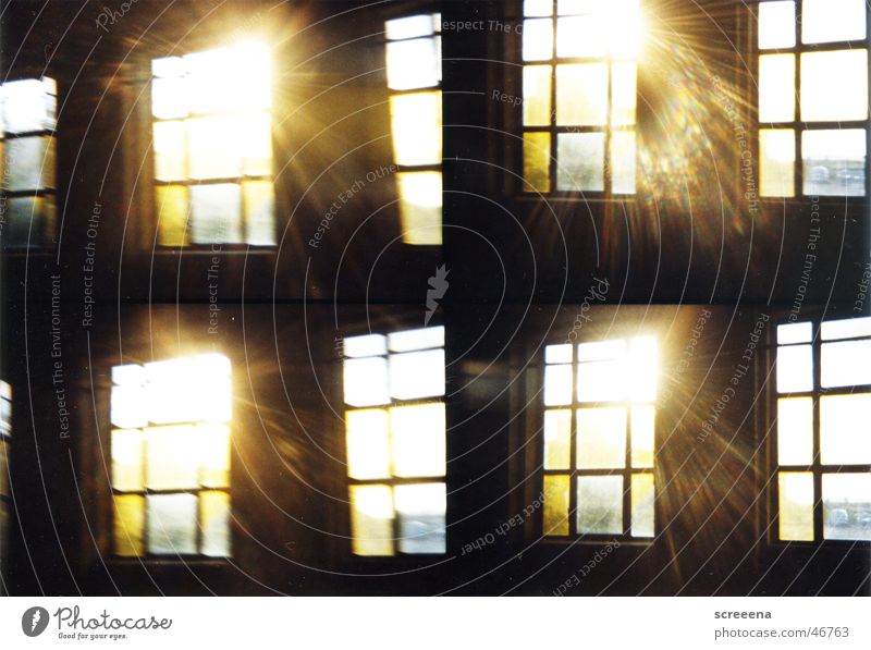 Maybe Someday Licht Fenster Gebäude dunkel Sonnenstrahlen Lomografie Schatten Industriefotografie hell Kontrast Wärme Abend Architektur
