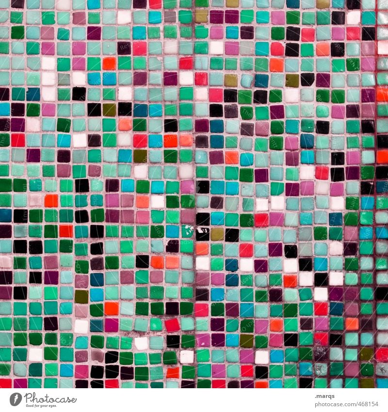 676 Lifestyle elegant Stil Design Kunst Mauer Wand Mosaik Fliesen u. Kacheln Linie einfach einzigartig schön viele mehrfarbig Farbe Ordnung Hintergrundbild
