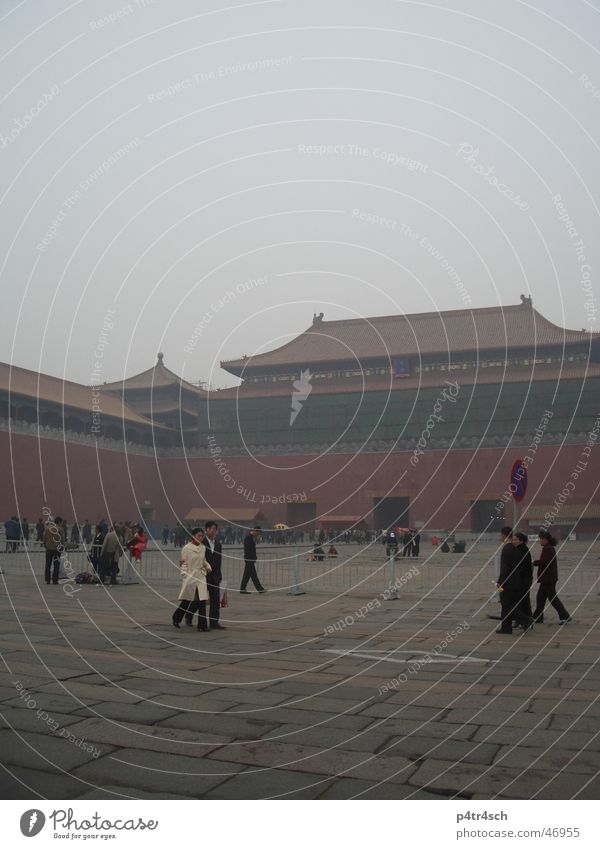 Verbotene stadt Verbotene Stadt China Tempel rot Mensch