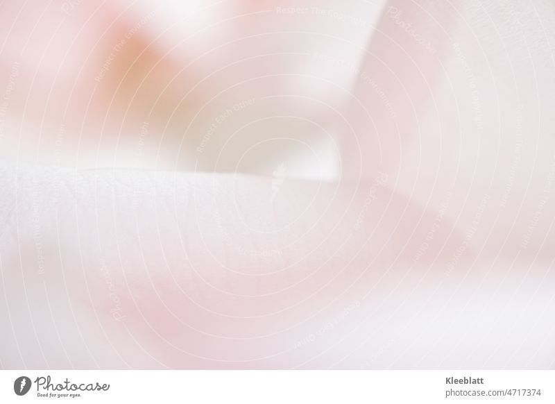 Nahaufnahme einer Rosenblüte mit Filter bearbeitet - Unschärfe künstlerisch Kunst stark bearbeitet rosa Töne Struktur Hintergrundbild Wellen Kontrast abstrakt