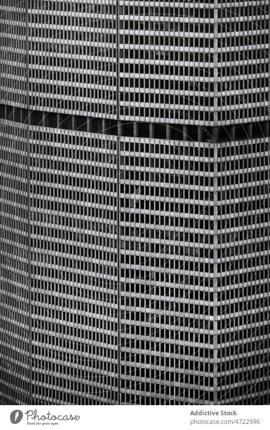 Zeitgenössisches Bürogebäude aus Glas in New York Gebäude modern Zeitgenosse Großstadt hoher Anstieg Straße urban Wolkenkratzer Glaswand Architektur Fassade