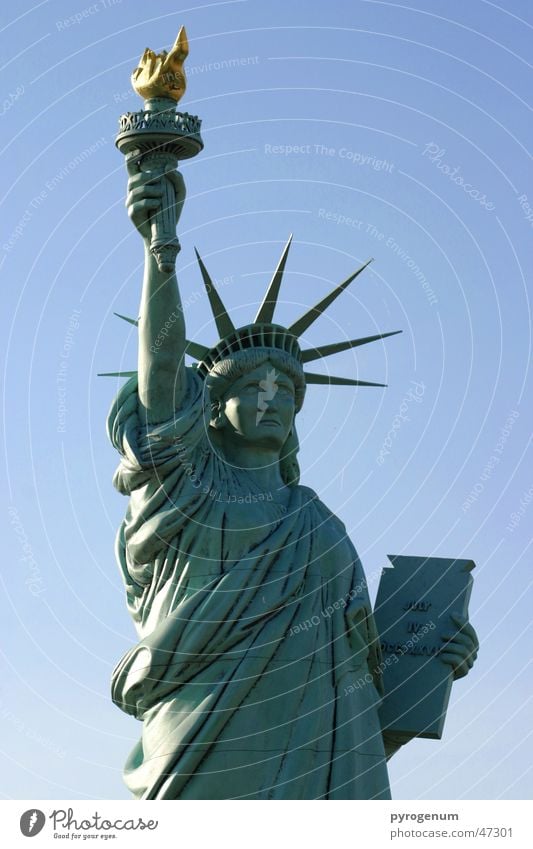 Freieis für Alle Statue Amerika Wahrzeichen frei Freiheit Eis Fackel unabhänigig Freiheitsstatue