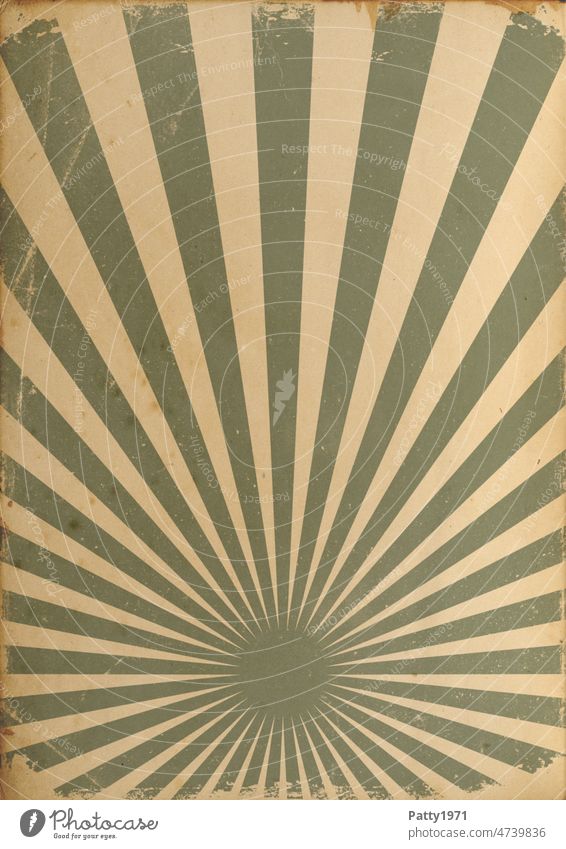 Stilisierte Sonnenstrahlen auf grunge Papier Hintergrund Grafik u. Illustration abstrakt grafik Symbol hintergrund Design Revolution altehrwürdig Ornament