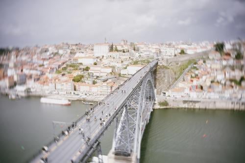 für Überläufer Touristik Panorama (Aussicht) Ansicht Menschen urban alt Urlaub Europa Douro Portugal historisch überbrückung überbrücken Brücken schlagen