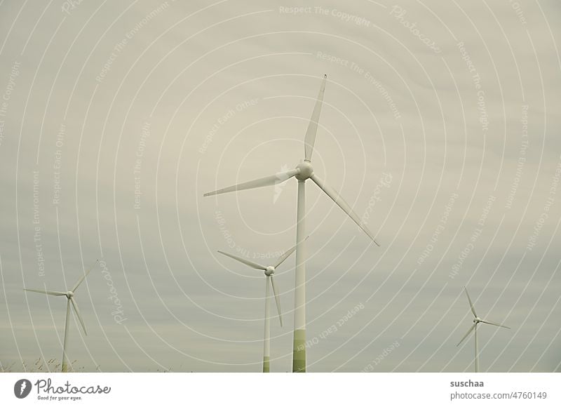 windkräder Windkraftanlage Erneuerbare Energie Elektrizität Umweltschutz Windrad umweltfreundlich Energiewirtschaft Technik & Technologie Ressource nachhaltig