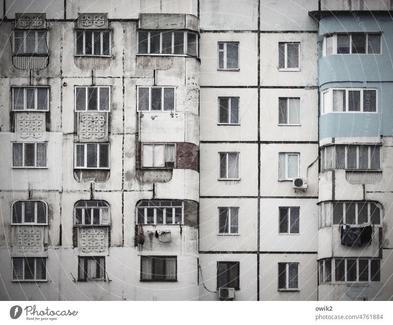 Plattenbau in Chisinau Republik Moldau Moldawien Kischinjew Osteuropa sozialistisch UdSSR style retro Ausblick Tristesse Wohngebiet postsowjetisch