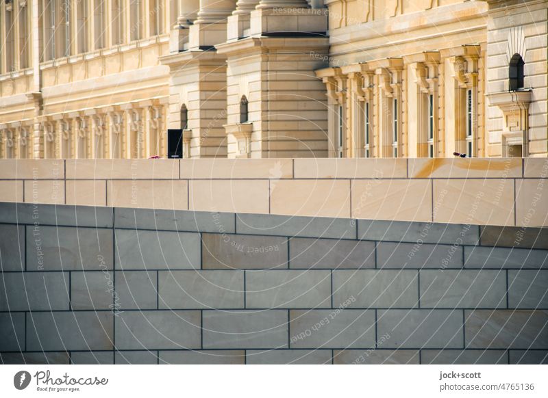 Humboldt-Forum - Modern trifft Barock Architektur Architekturfotografie Strukturen & Formen Berliner Schloss Bauwerk norddeutscher Barock Berlin-Mitte Fassade