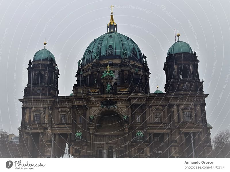 Barockes Berlin Deutschland Kirche Gothic Europa reisen Architektur Springbrunnen Winter