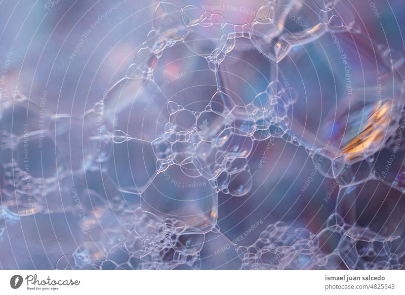 bunte Seifenblasen abstrakte Hintergründe Schaumblase Blasen Badeschaum Kugel texturiert Tapete Muster Farben farbenfroh mehrfarbig glänzend Freude durchsichtig