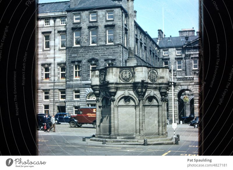 Das Mercat-Kreuz von Edinburgh, Schottland Merkur-Kreuz Architektur vereinigtes königreich Stadtbild Tourismus reisen Wahrzeichen Historie historisch