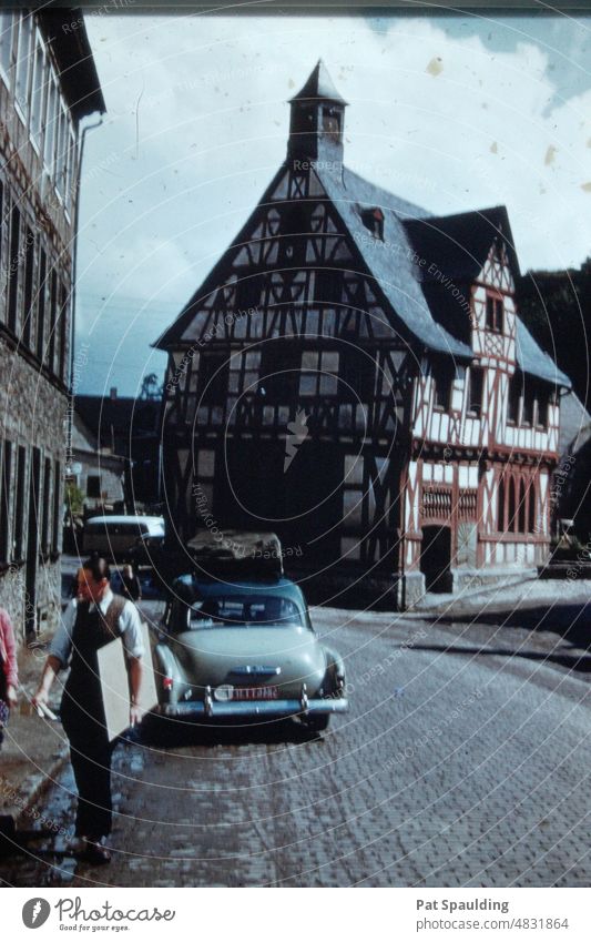 Haus aus dem 16. Jahrhundert in Deutschland Architektur Europa heimwärts Außenaufnahme Stadt Stadtbild historisch