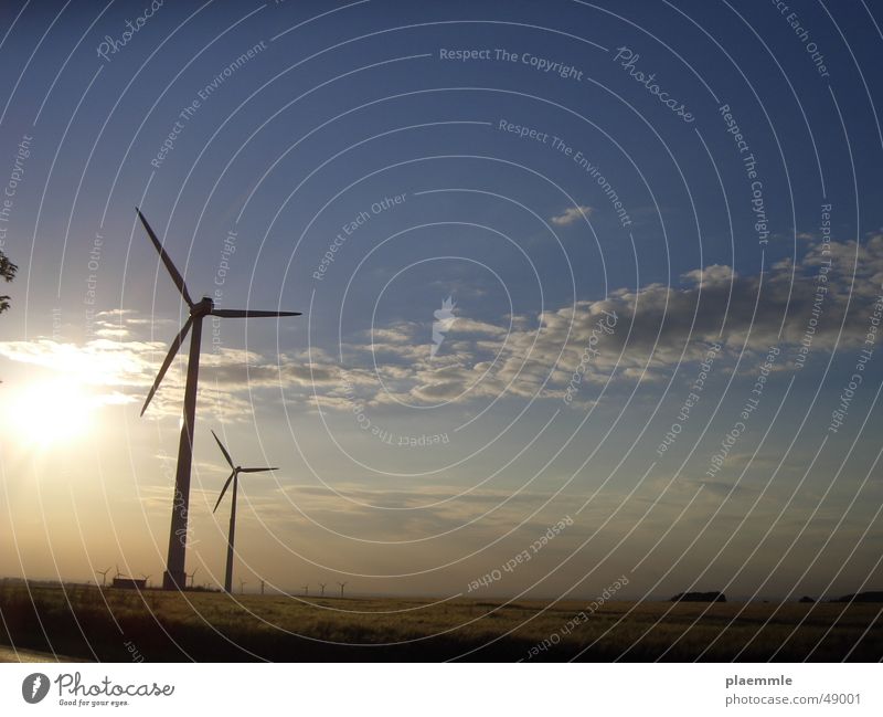 Wind Kreis Paderborn Sonne Windkraftanlage