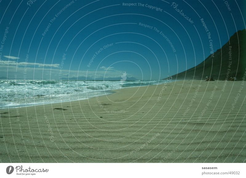 Strand, Kap der Guten Hoffnung Meer Menschenleer Einsamkeit Himmel blau Wasser Sand