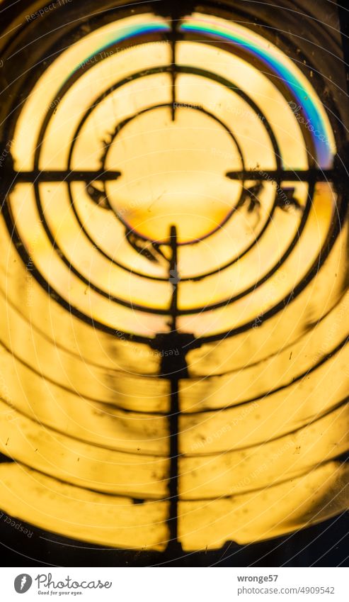 Nachtleben | Orientierungslicht Thementag Leuchtfeuer Laterne Leuchtturm Fresnel-Linse Nahaufnahme Seezeichen Seefahrt Schifffahrtszeichen Ortsbestimmung