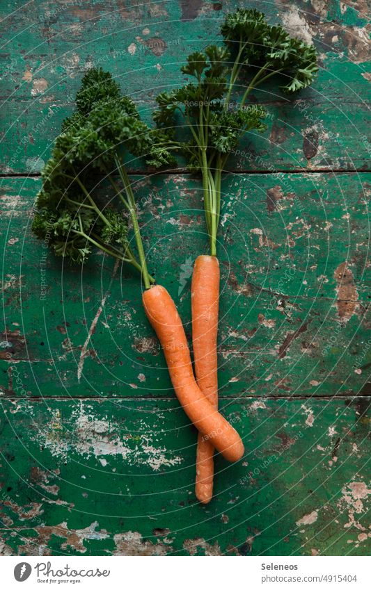 Love - Photocasestyle gesund Gemüse grün frisch karotte Möhre Lebensmittel Gesundheit Ernährung Bioprodukte Vegetarische Ernährung lecker Farbfoto Petersilie