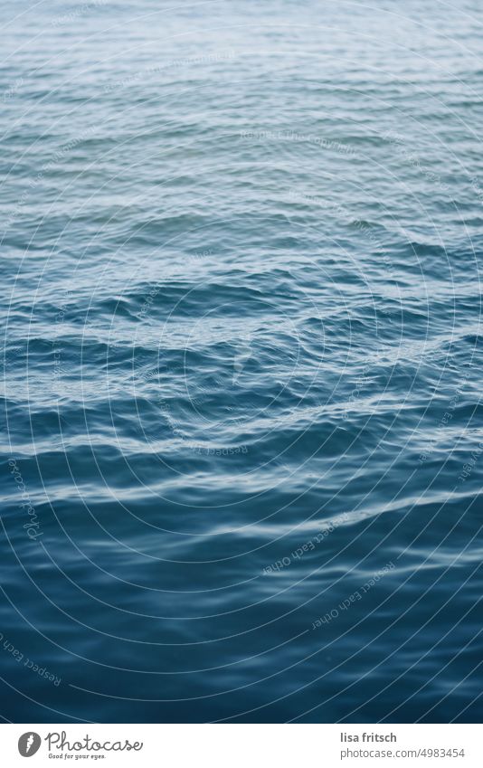 WASSER - MEER - BLAU Meer Wasser blau schön tiefe stille Ruhe Natur ruhig Erholung Ferien & Urlaub & Reisen beruhigend