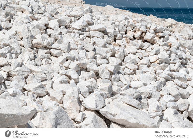 Marmorstrand in Thassos, Griechenland erstaunlich Hintergrund Strand schön Nahaufnahme Küste Ausflugsziel Europa Feiertag Insel Landschaft Licht Murmel