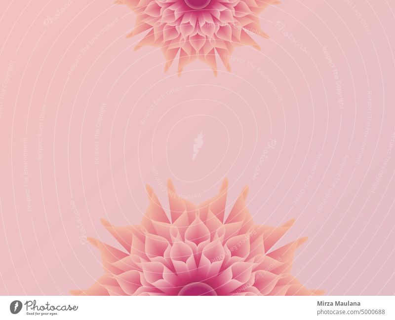 3D floral abstrakten Hintergrund, 3d Blumen Sakura Gruß Mutter romantisch Transparente Geburtstag Borte Zusammensetzung Deckung Einladung Japan Japanisch
