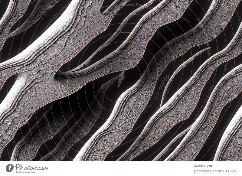 Hintergrund abstrakt von Verschiebung Höhe Karte, bunte Hintergründe mit biomechanischen Stil, Technologie Geräusch Oberfläche Tapete künstlerisch Formular