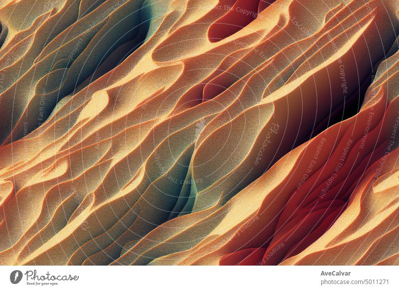 Abstrakte minimalistische organische Form und Kurve bunten stilvollen 3d Hintergrund. Formular weich Ton winken Schatten geometrisch abstrakt blanko Raum Farben