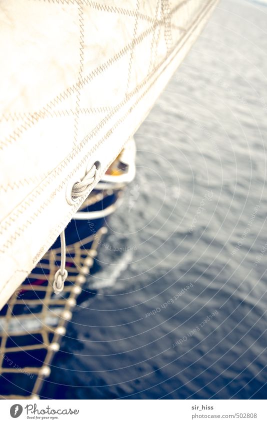 Segelschein Segeln Ostsee Schifffahrt Segelboot Segelschiff entdecken fahren hängen Ferien & Urlaub & Reisen außergewöhnlich Unendlichkeit hoch nass oben retro