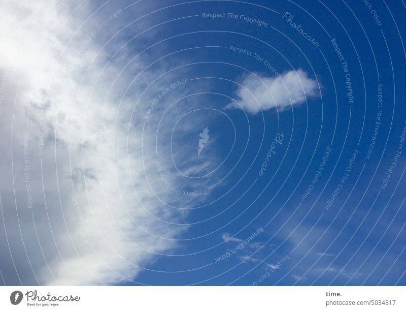 Wolkenkuckucksheim wolke himmel natur oben Sommer Wetter blau Dissident Geburt abtrünnig explosion trennung Solo-Aktivitäten im Freien asymmetrisch