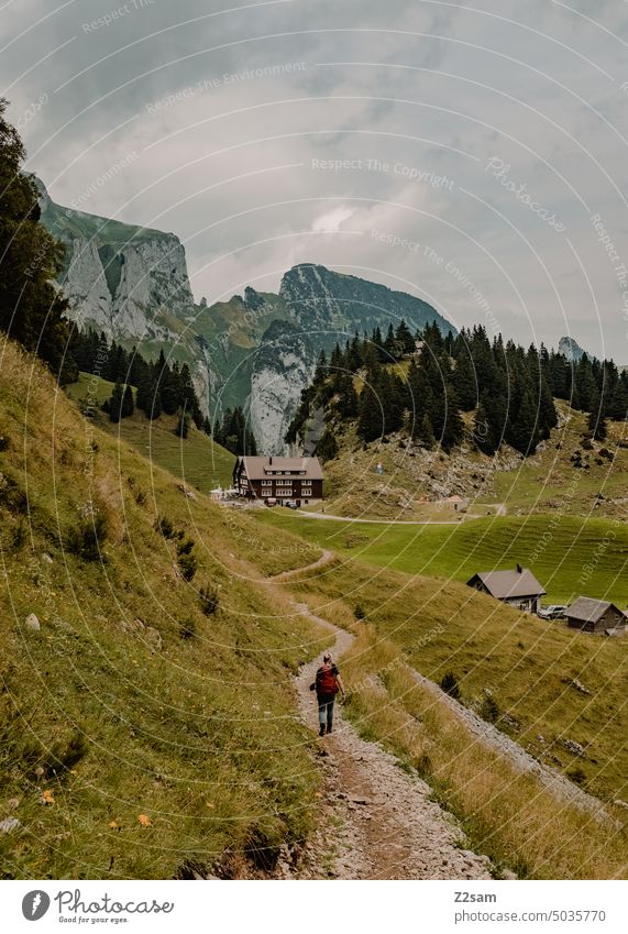 Bollenwees Hüte | Alpstein alpstein hüttntour schweiz wandern appenzellerland Fälensee gebirgssee berge Farbfoto Alpen Menschenleer Außenaufnahme Umwelt