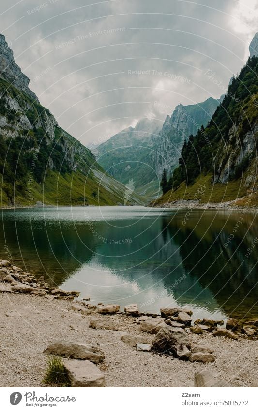 Fälensee | Alpstein alpstein hüttntour schweiz wandern appenzellerland gebirgssee berge Farbfoto Alpen Menschenleer Außenaufnahme Umwelt