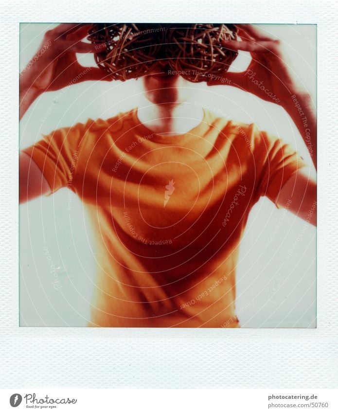 Suche Brille blind orange poalroid Polaroid