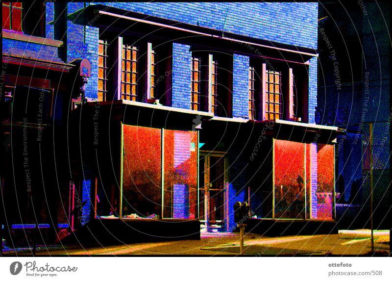 Laden in Washington, D.C. Haus Architektur Ladengeschäft Fotografik Washington DC