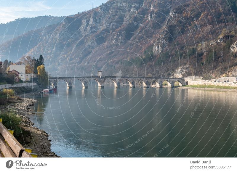 Mehmed Pasa Sokolovic-Brücke, Visegrad andric architektonisch Architektur Balkan Bosnien bosnien und herzegowina Gebäude Großstadt Ausflugsziel Drina Europa