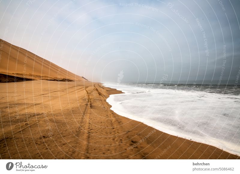 wasser und sand und so viel me(h)er Wellen Wasser Sanddüne Dunes beeindruckend magisch Düne traumhaft Swakopmund Walvisbay Wärme Himmel Horizont