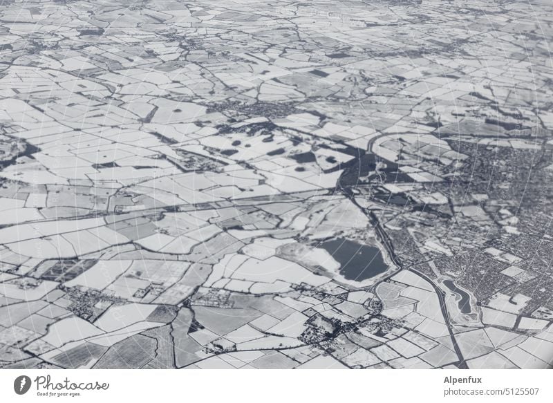naturverbunden | naturverband II Luftaufnahme Landschaft Außenaufnahme Umwelt Landschaftsformen Schnee Hügel Menschenleer Vogelperspektive Natur Täler Weitsicht