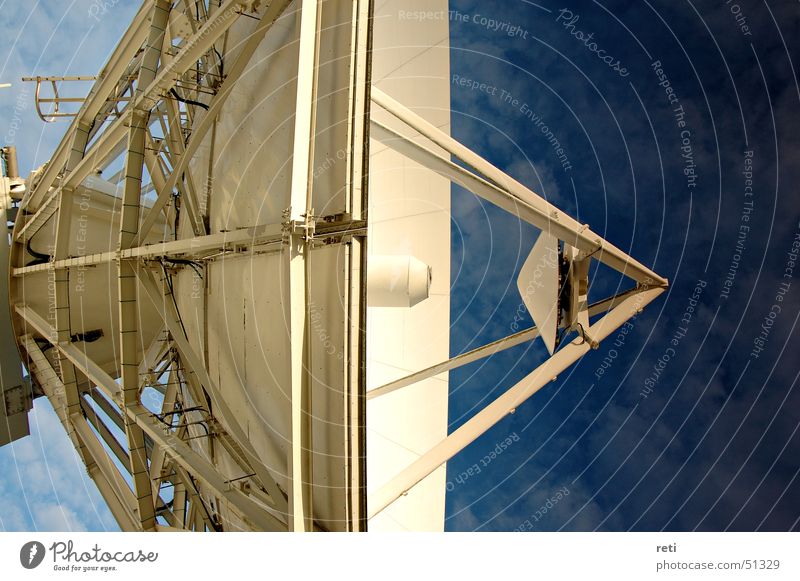 Ist da wer? Satellitenantenne Teleskop Funktechnik Antenne Sender Großantenne Fuchsstadt Radioteleskop satelitt Schalen & Schüsseln Weltall parabol Himmel astro