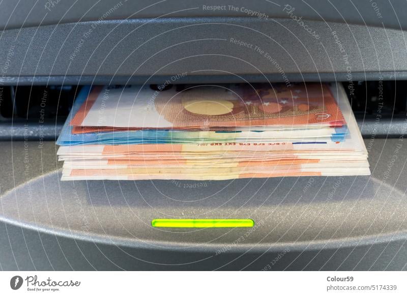 Cash-Terminal atm Maschine Bargeld Technik & Technologie Banking Geld Kredit Postkarte finanziell zurückziehen Grafik u. Illustration Business Dienst
