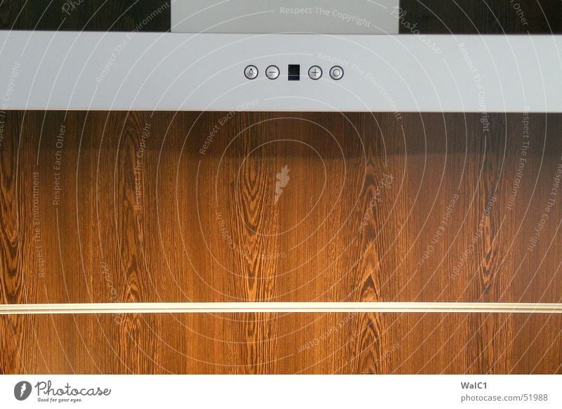 Im Dunstkreis Küche Dunstabzug Licht Holz Aluminium Gleise Wenge Plus kitchen Schatten Metall Strukturen & Formen Maserung minus