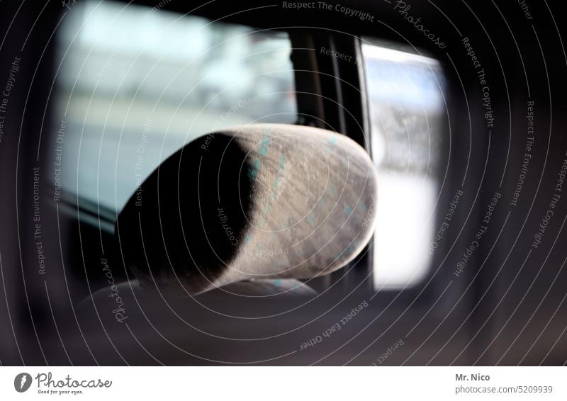 Kopfstütze PKW Rückspiegel Sitz Spiegel Autositz grau im auto Fahrzeug Reflexion & Spiegelung Sicherheit Automobil im Inneren