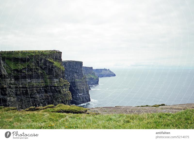 Cliffs of Moher, August 2018 Panorama (Aussicht) Ferien & Urlaub & Reisen Atlantik Fotografieren Hotspots Aussichtspunkt Nationalpark Farbfoto Textfreiraum oben