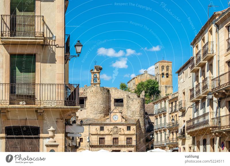 Hauptplatz von Sepulveda, Kastilien und Leon, Spanien Kastilien-Leon kastilisch und leonisch kastilien und leon Europa Europäer Segovia Provinz Segovia
