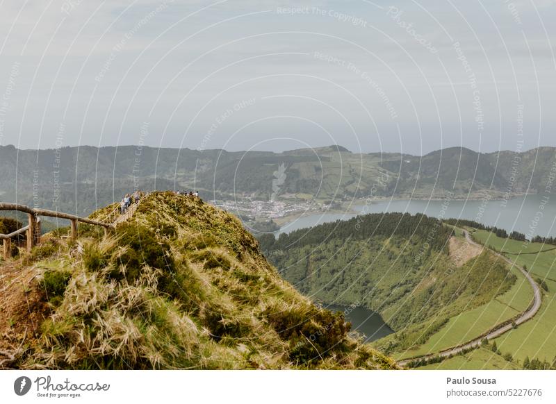 Aussichtspunkt Miradouro Boca do Inferno auf den Azoren reisen Tourismus Sehenswürdigkeit Ferien & Urlaub & Reisen Anziehungskraft Landschaft Reisefotografie