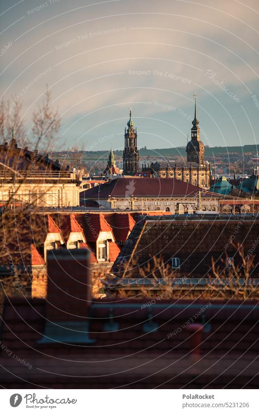 #A0# sonniges Dresden Sonnenlicht Sonnenuntergang dresden-neustadt Dresden Altstadt dächer Hofkirche Dresden Abendstimmung