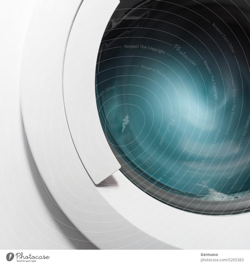 Ökologische Waschmaschine Zentrifugal Maschine Wäsche waschen Wäscherei Kleidung grün Waschen weiß Sauberkeit Trockner heimisch Vorrichtung Bekleidung Haushalt