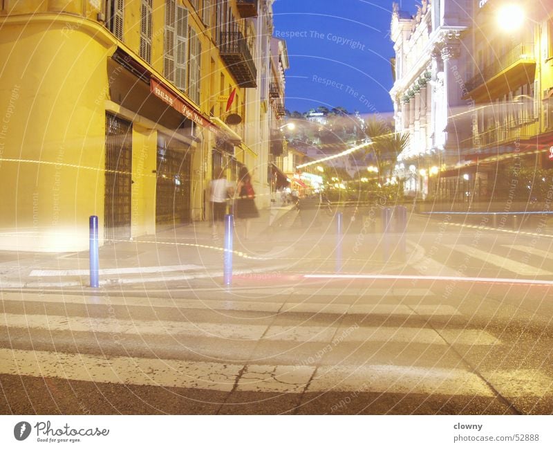 Nizza Frankreich Geschwindigkeit Himmel Farbe Straße