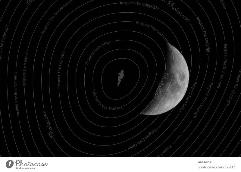 Moonstruck Mondsüchtig schwarz Himmelskörper & Weltall Licht Vulkankrater moon moonstruck