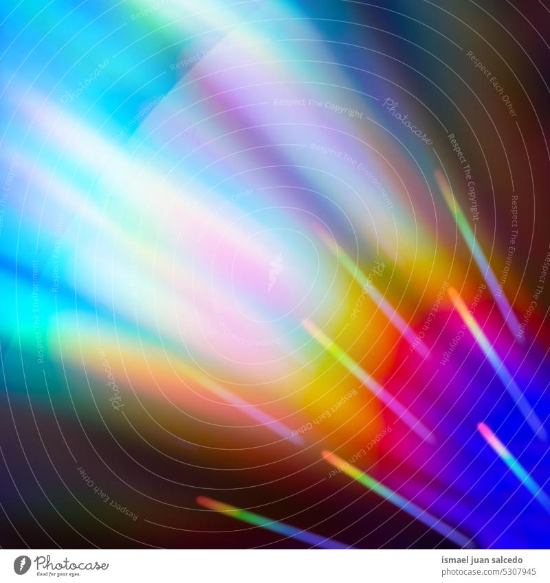 mehrfarbige Neonlichter Hintergrund, abstrakte Tapete Lichter neonfarbig Strahlen Lichtstrahlen Laser Farben farbenfroh blau Blauer Hintergrund blaue Farbe