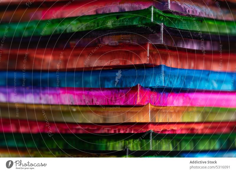 Farbige Epoxidharzblöcke Baumharz Klotz farbig abstrakt erstaunlich hell Panel Schimmelpilze Technik & Technologie Polymer Werkzeug Material Kunststoff Formular