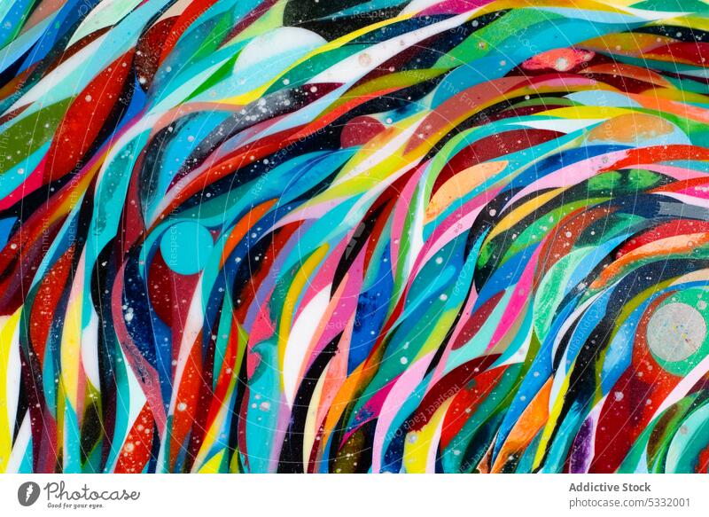 Bunte helle wellige Textur Dekoration & Verzierung Hintergrund Inspiration Vorstellungskraft abstrakt farbenfroh gestreift Design Kunst Farbe Streifen dekorativ
